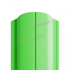 Штакетник металлический МЕТАЛЛ ПРОФИЛЬ ELLIPSE-O 19х126 NormanMP (ПЭ-01-6018-0.5)