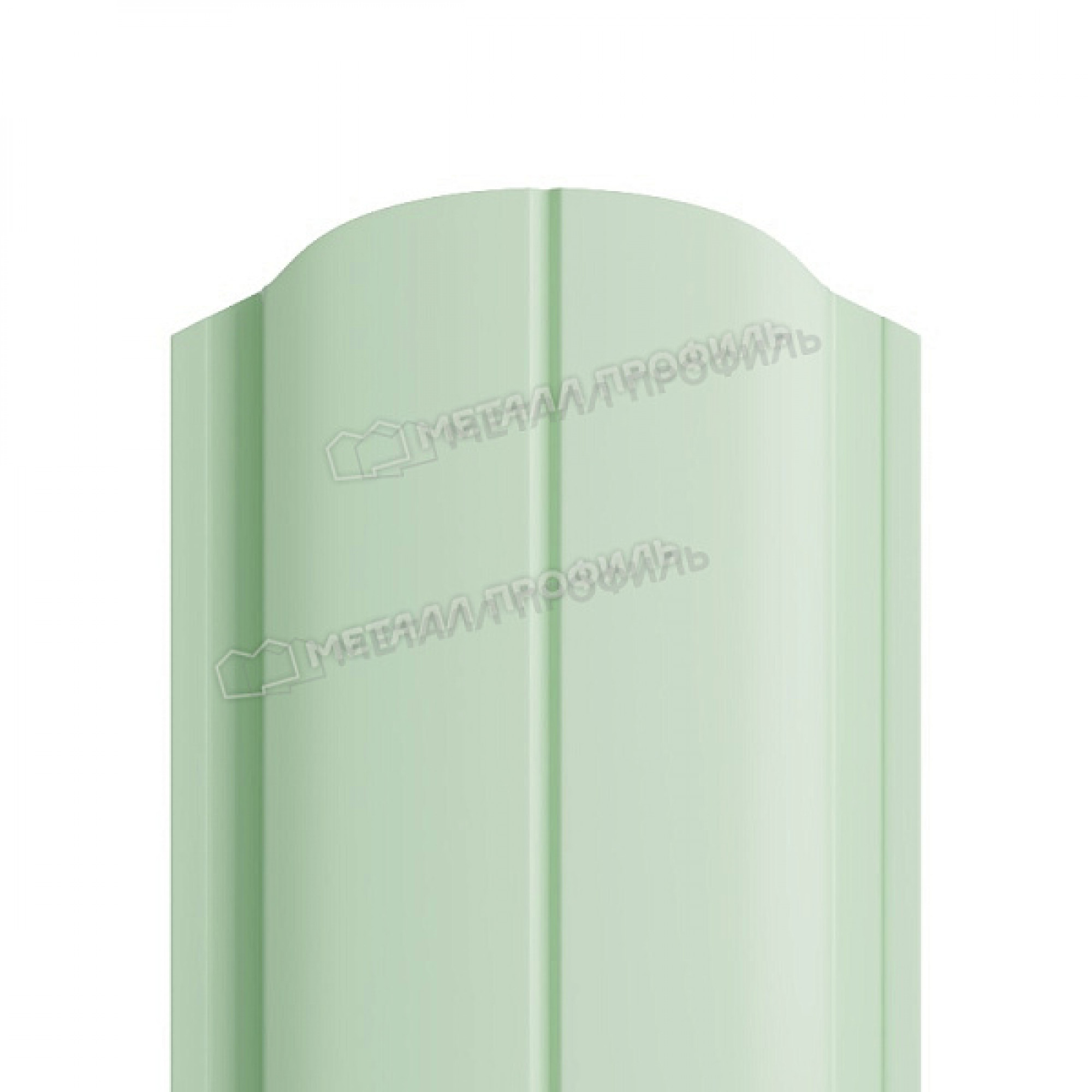 Штакетник металлический МЕТАЛЛ ПРОФИЛЬ ELLIPSE-O 19х126 NormanMP (ПЭ-01-6019-0.5)