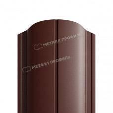 Штакетник металлический МЕТАЛЛ ПРОФИЛЬ ELLIPSE-O 19х126 (PURETAN-20-8017-0.5)