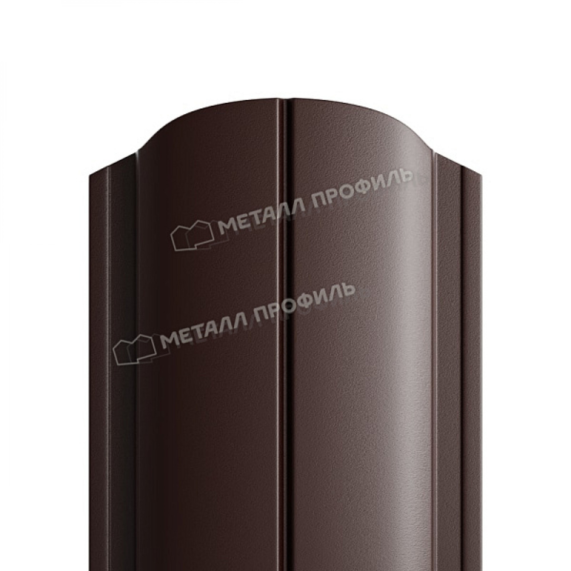 Штакетник металлический МЕТАЛЛ ПРОФИЛЬ ELLIPSE-O 19х126 (PURETAN-20-RR32-0.5)