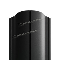 Штакетник металлический МЕТАЛЛ ПРОФИЛЬ ELLIPSE-O 19х126 (PURMAN-20-9005-0.5)