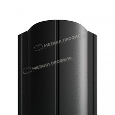 Штакетник металлический МЕТАЛЛ ПРОФИЛЬ ELLIPSE-O 19х126 (PURMAN-20-9005-0.5)