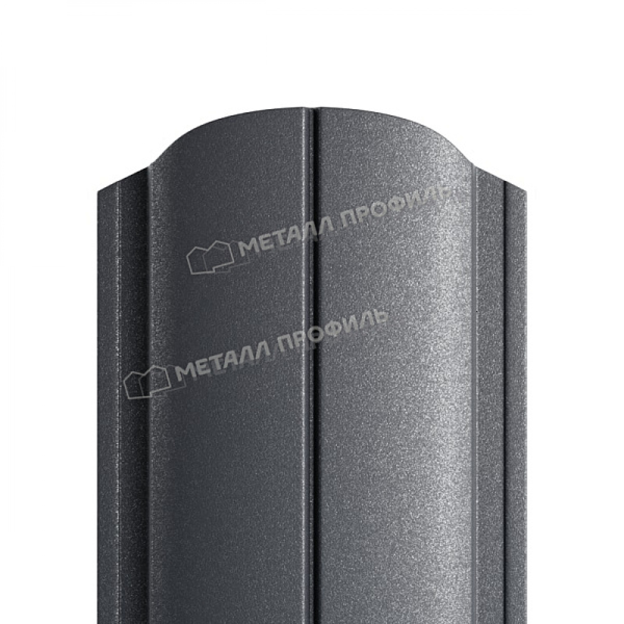 Штакетник металлический МЕТАЛЛ ПРОФИЛЬ ELLIPSE-O 19х126 (ПЭМАД-01-7024\7024-0.4)