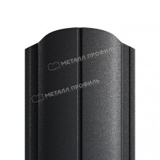 Штакетник металлический МЕТАЛЛ ПРОФИЛЬ ELLIPSE-O 19х126 (VikingMP E-20-9005-0.5)
