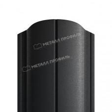 Штакетник металлический МЕТАЛЛ ПРОФИЛЬ ELLIPSE-O 19х126 (VikingMP-01-9005-0.45)