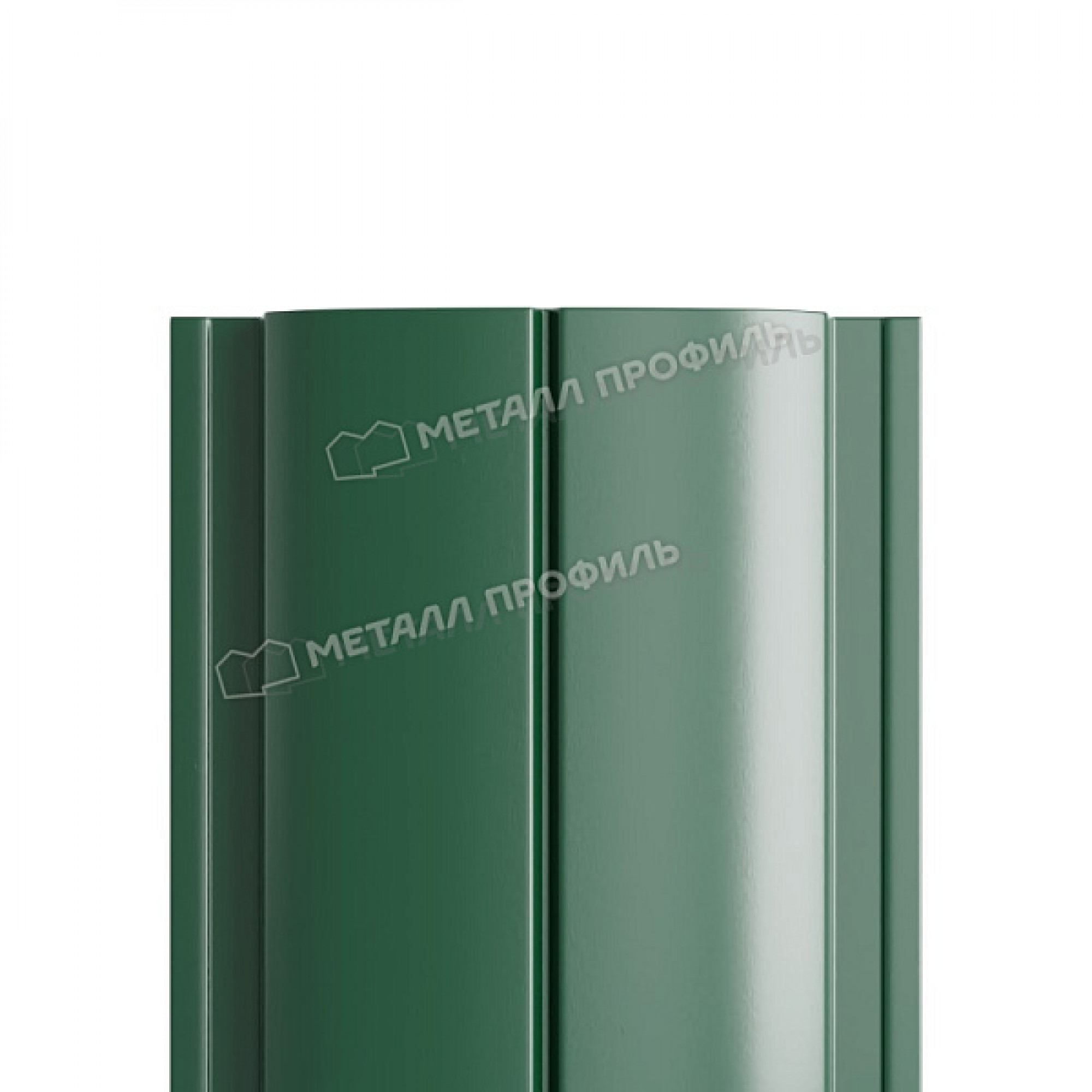Штакетник металлический МЕТАЛЛ ПРОФИЛЬ ELLIPSE-T 19х126 (ПЭД-01-6005\6005-0.45)