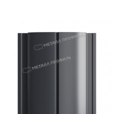 Штакетник металлический МЕТАЛЛ ПРОФИЛЬ ELLIPSE-T 19х126 NormanMP (ПЭ-01-7024-0.5)