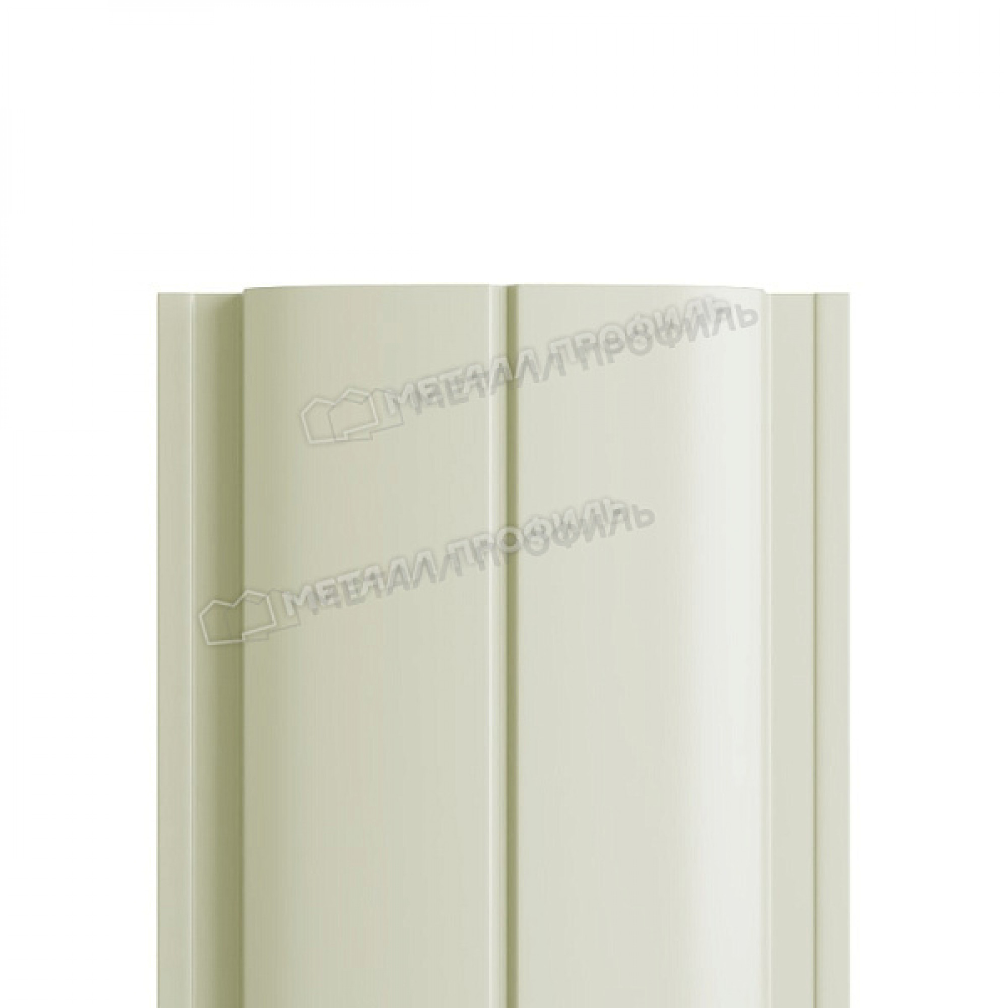 Штакетник металлический МЕТАЛЛ ПРОФИЛЬ ELLIPSE-T 19х126 NormanMP (ПЭ-01-9002-0.5)