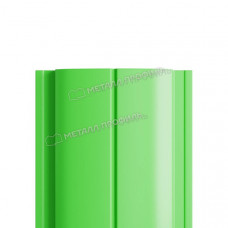 Штакетник металлический МЕТАЛЛ ПРОФИЛЬ ELLIPSE-T 19х126 NormanMP (ПЭ-01-6018-0.5)