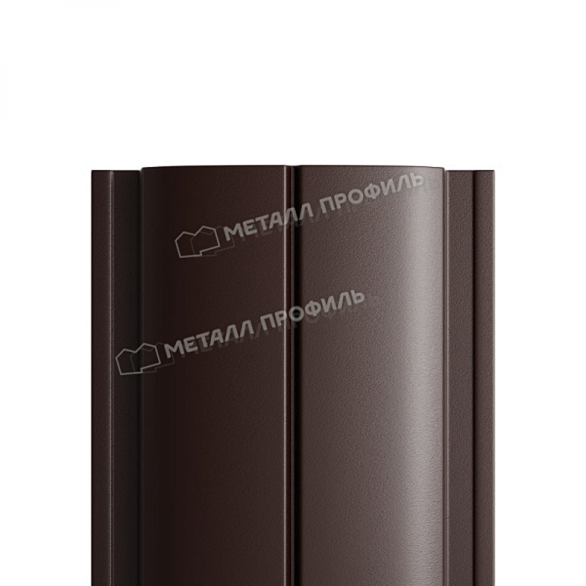 Штакетник металлический МЕТАЛЛ ПРОФИЛЬ ELLIPSE-T 19х126 (PURETAN-20-RR32-0.5)
