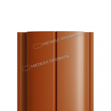Штакетник металлический МЕТАЛЛ ПРОФИЛЬ ELLIPSE-T 19х126 (PURETAN-20-RR750-0.5)