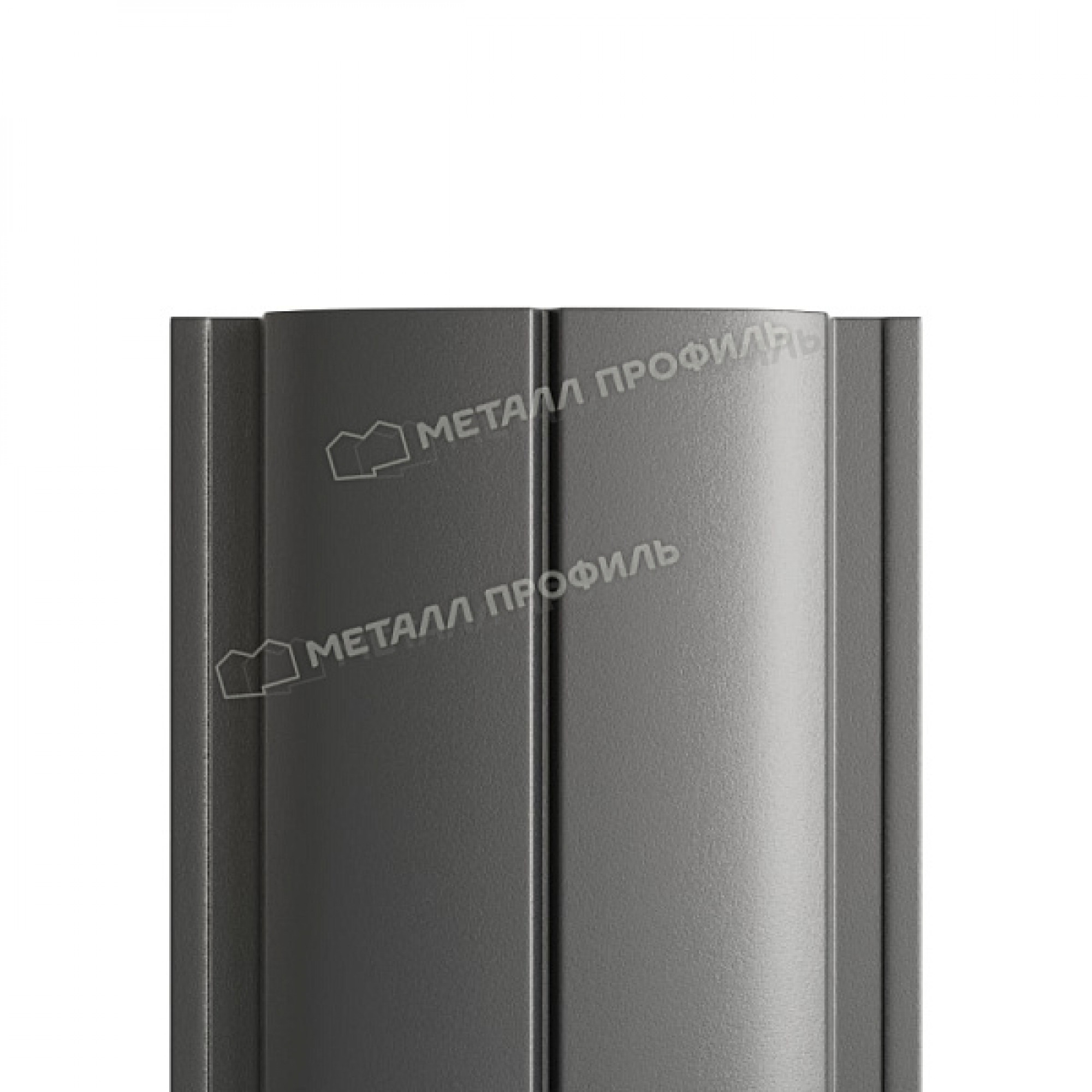 Штакетник металлический МЕТАЛЛ ПРОФИЛЬ ELLIPSE-T 19х126 (PURMAN-20-7024-0.5)