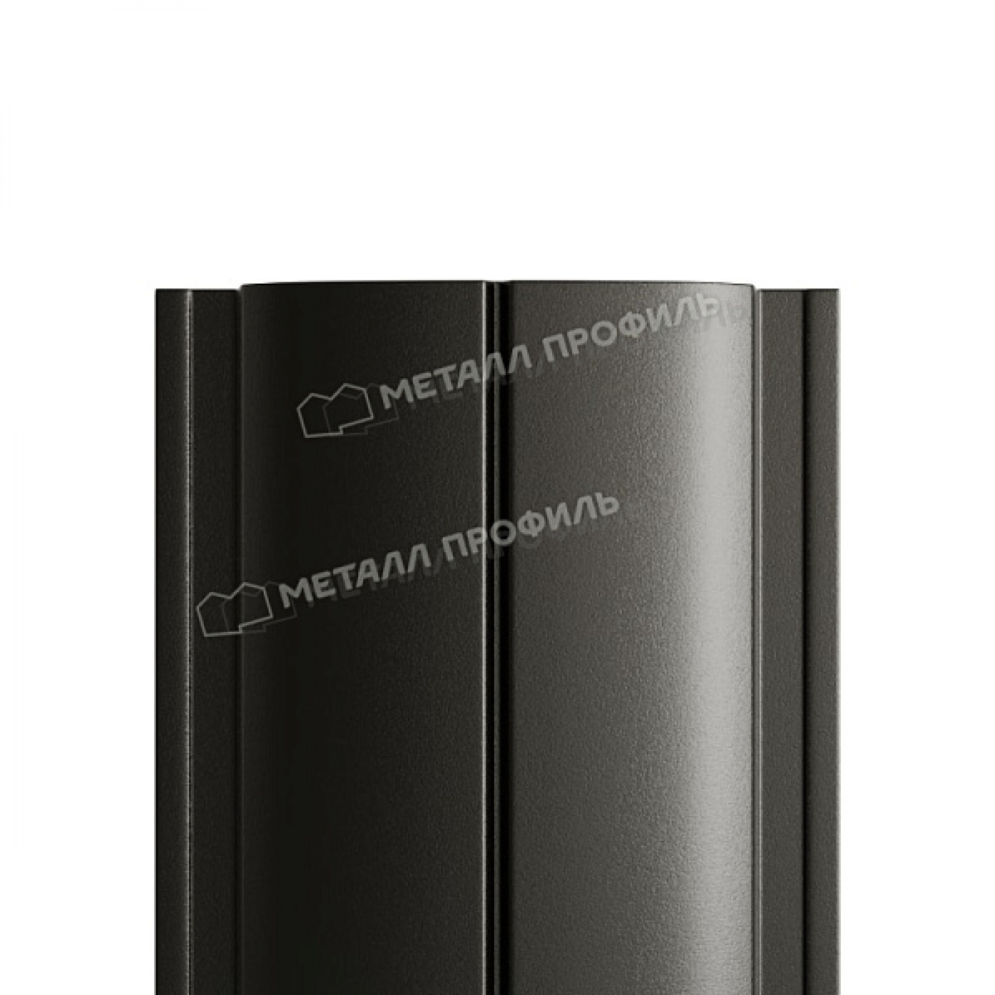 Штакетник металлический МЕТАЛЛ ПРОФИЛЬ ELLIPSE-T 19х126 (PURMAN-20-9005-0.5)