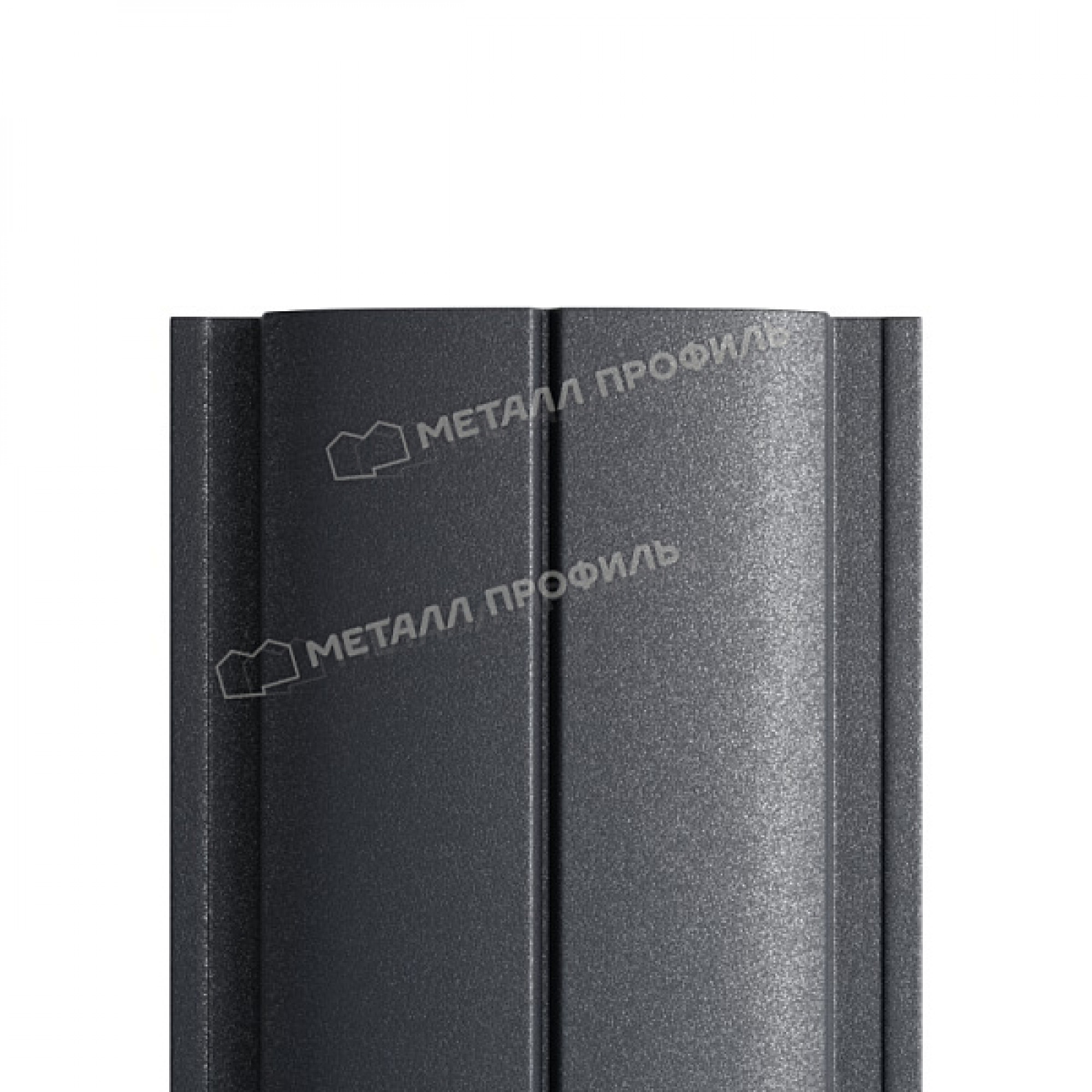 Штакетник металлический МЕТАЛЛ ПРОФИЛЬ ELLIPSE-T 19х126 (VikingMP E-20-7024-0.5)