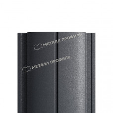 Штакетник металлический МЕТАЛЛ ПРОФИЛЬ ELLIPSE-T 19х126 (VALORI-20-Grey-0.5)