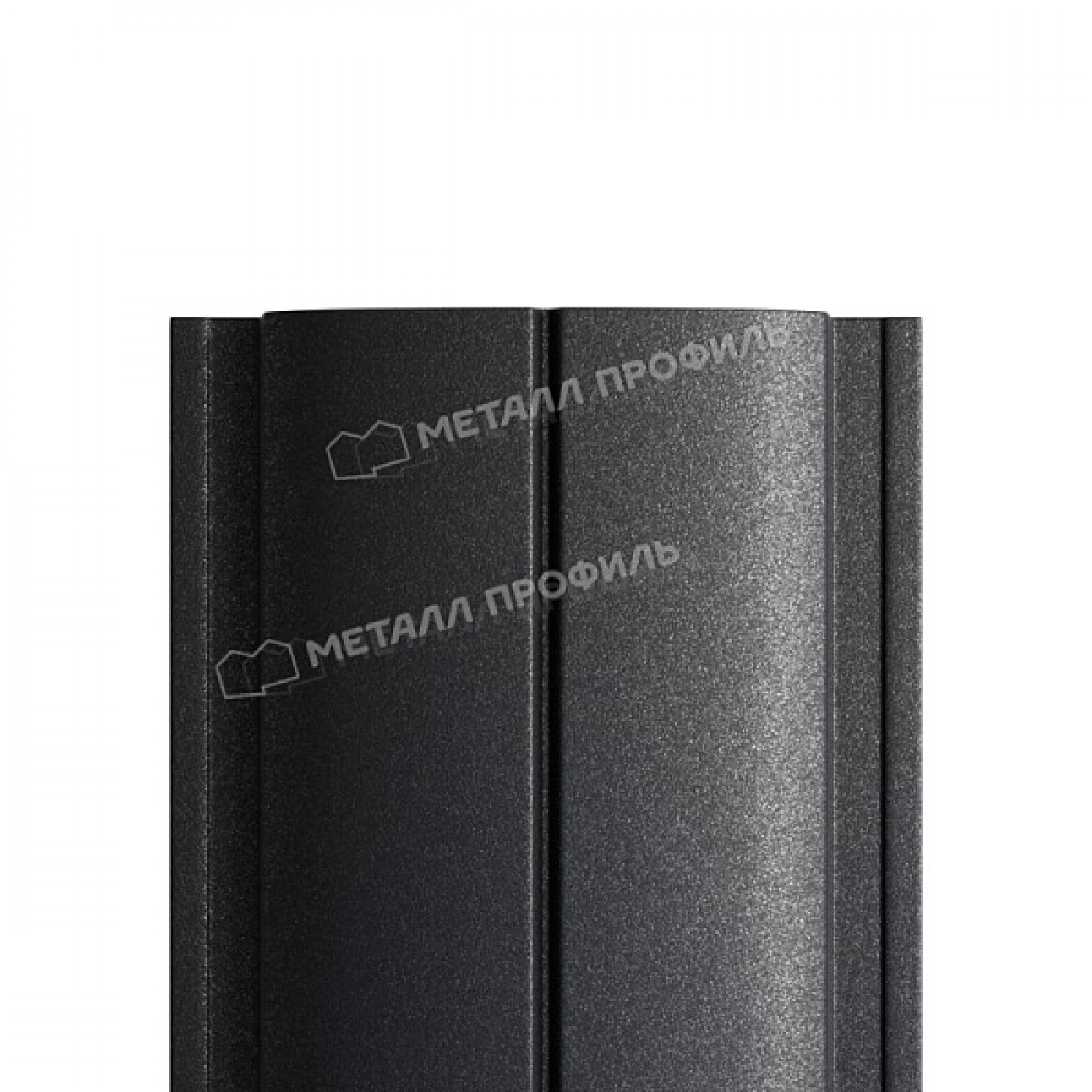Штакетник металлический МЕТАЛЛ ПРОФИЛЬ ELLIPSE-T 19х126 (VikingMP E-20-9005-0.5)