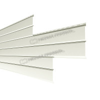 Сайдинг МЕТАЛЛ ПРОФИЛЬ Lбрус-XL-В-14х335 NormanMP (ПЭ-01-9002-0.5)