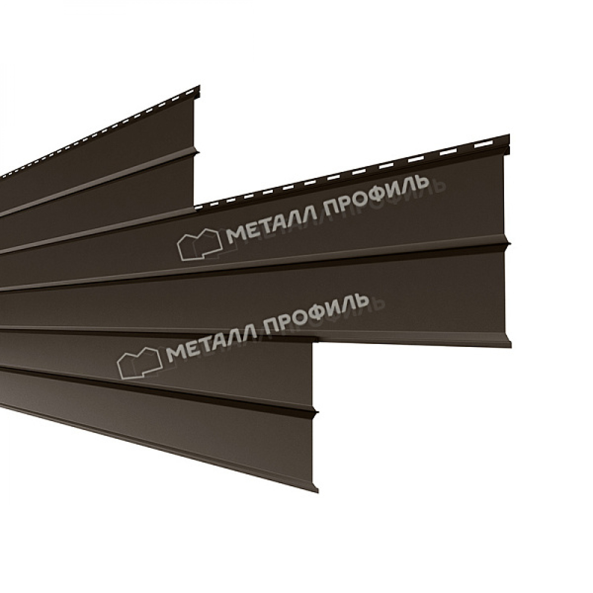 Сайдинг МЕТАЛЛ ПРОФИЛЬ Lбрус-XL-Н-14х335 NormanMP (ПЭ-01-RR32-0.5)