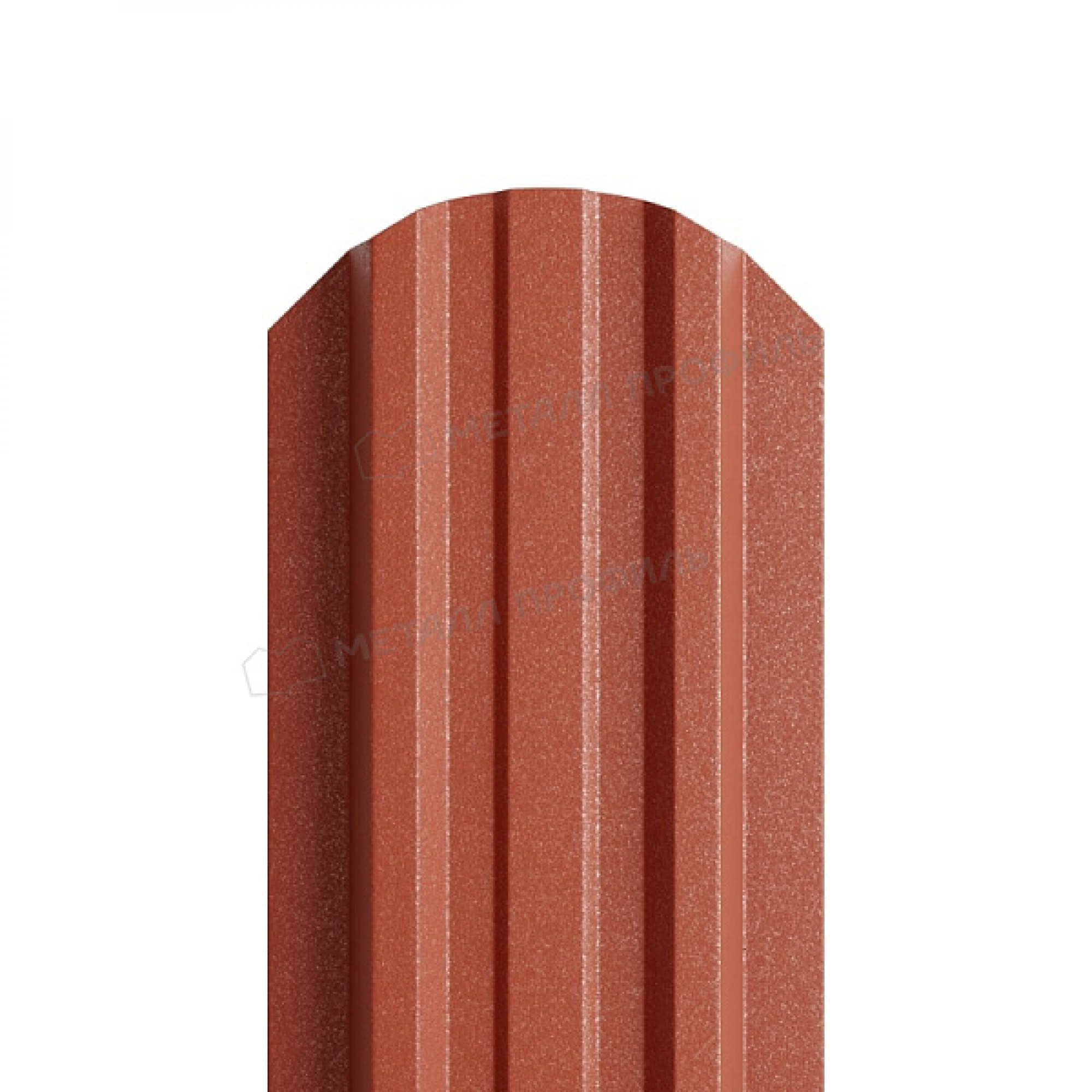 Штакетник металлический МЕТАЛЛ ПРОФИЛЬ LАNE-O 16,5х99 (VikingMP E-20-8004-0.5)