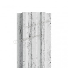 Штакетник металлический МЕТАЛЛ ПРОФИЛЬ LАNE-T 16,5х99 (ECOSTEEL_MA-01-Беленый Дуб-0.5)