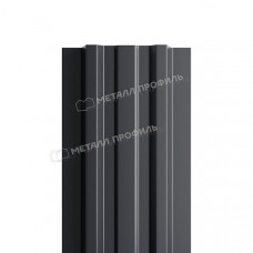 Штакетник металлический МЕТАЛЛ ПРОФИЛЬ LАNE-T 16,5х99 NormanMP (ПЭ-01-7024-0.5)