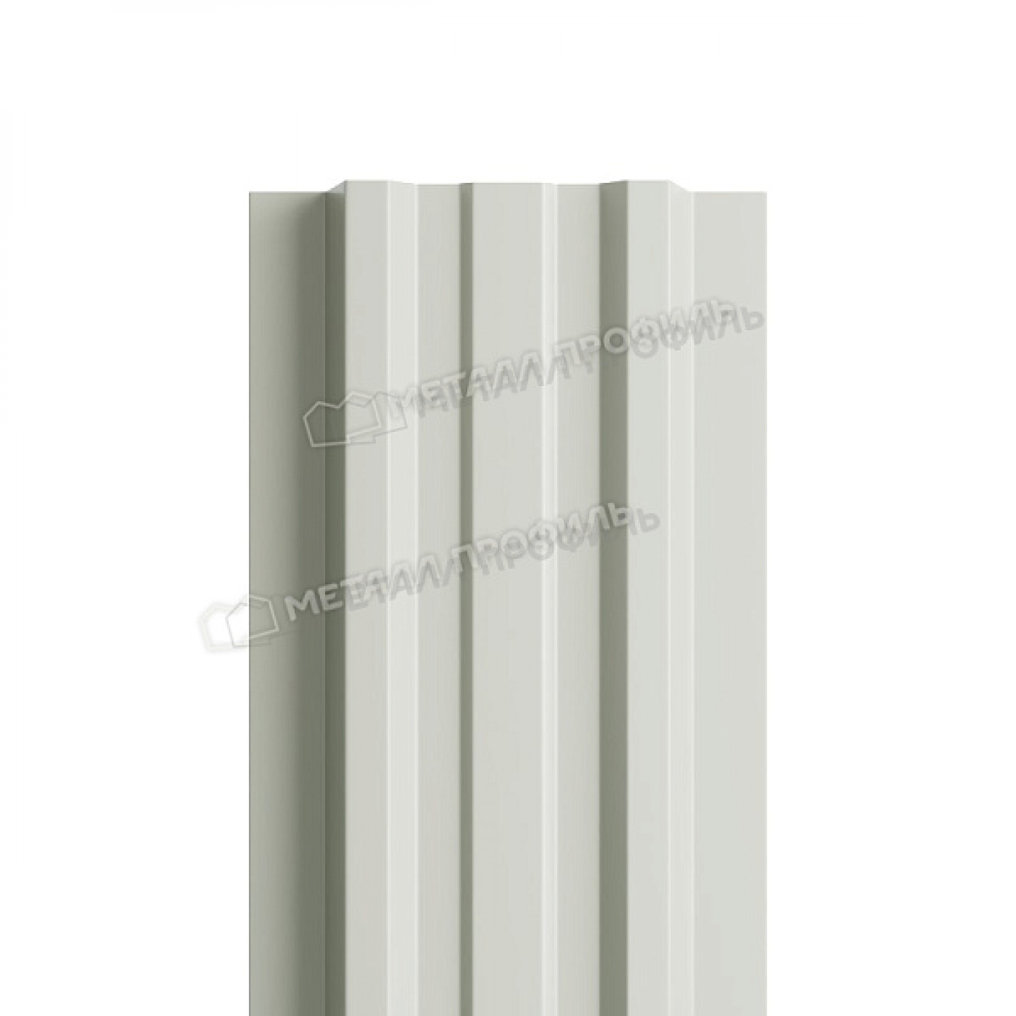 Штакетник металлический МЕТАЛЛ ПРОФИЛЬ LАNE-T 16,5х99 NormanMP (ПЭ-01-9003-0.5)