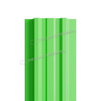 Штакетник металлический МЕТАЛЛ ПРОФИЛЬ LАNE-T 16,5х99 NormanMP (ПЭ-01-6018-0.5)