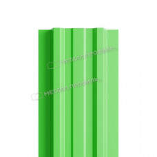 Штакетник металлический МЕТАЛЛ ПРОФИЛЬ LАNE-T 16,5х99 NormanMP (ПЭ-01-6018-0.5)