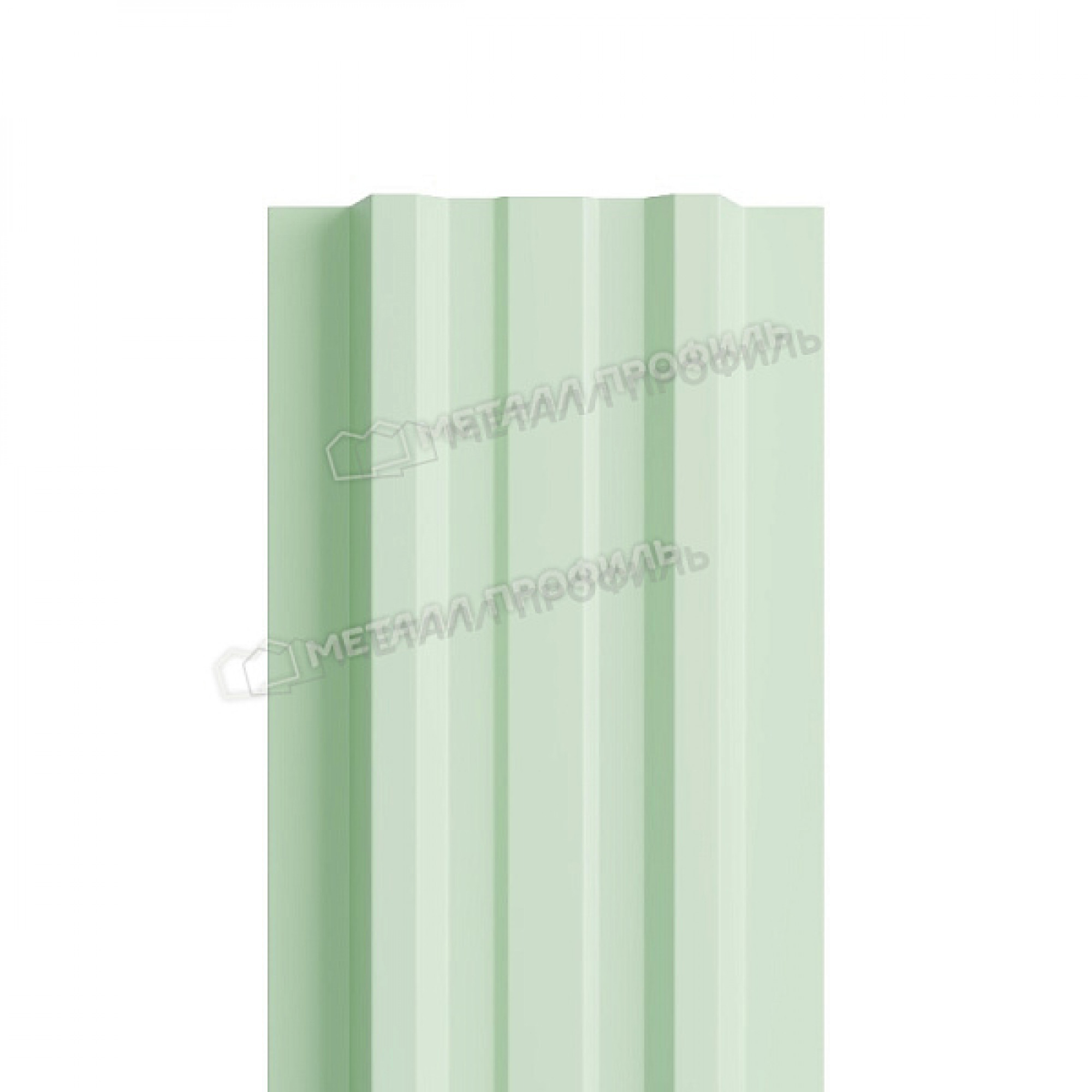 Штакетник металлический МЕТАЛЛ ПРОФИЛЬ LАNE-T 16,5х99 NormanMP (ПЭ-01-6019-0.5)