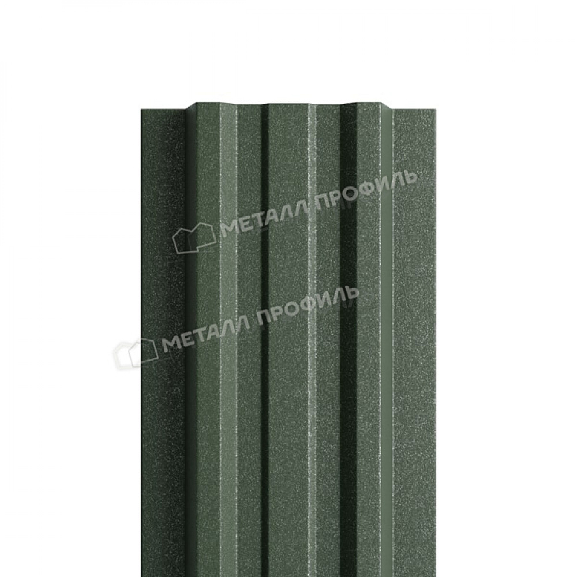 Штакетник металлический МЕТАЛЛ ПРОФИЛЬ LАNE-T 16,5х99 (VikingMP E-20-6007-0.5)