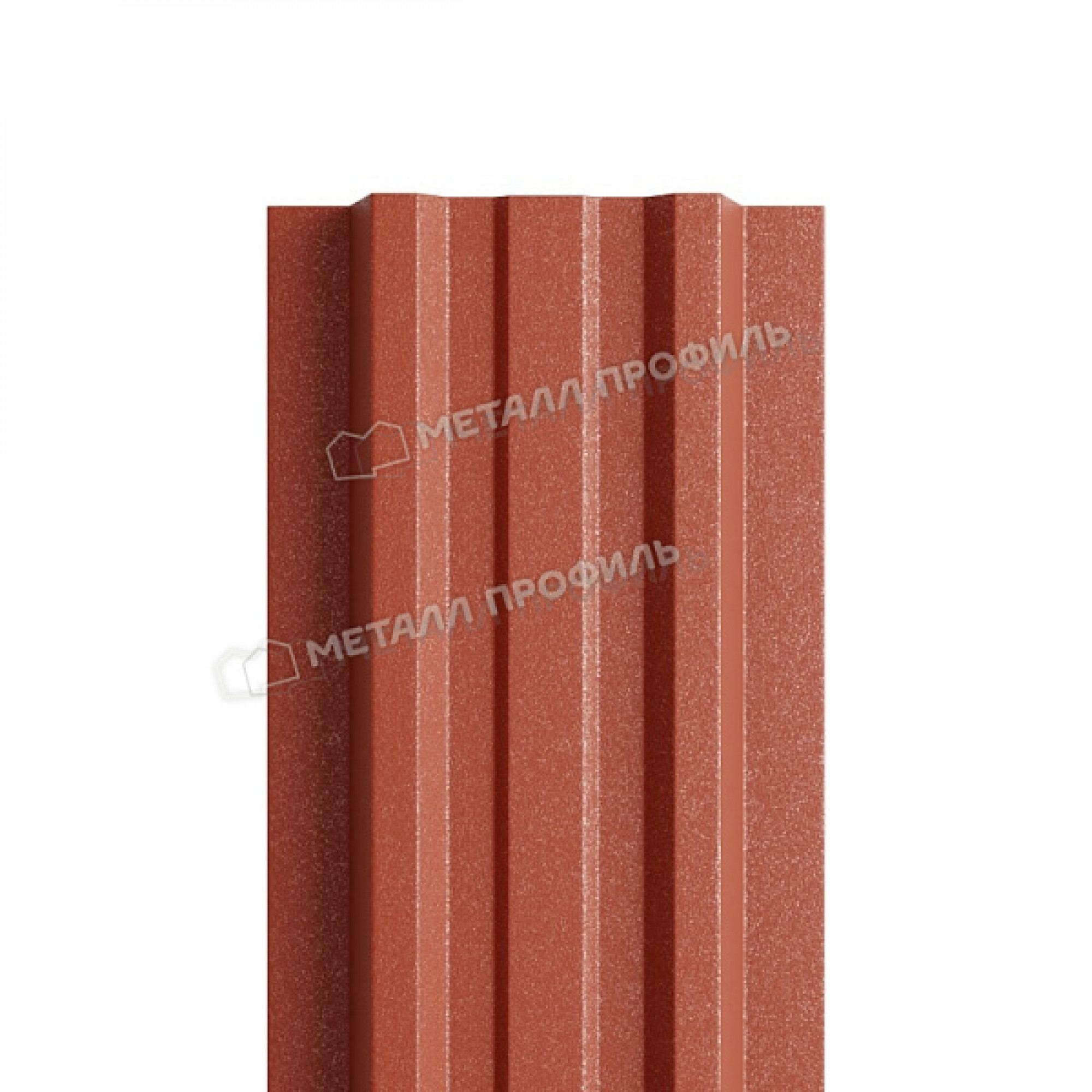 Штакетник металлический МЕТАЛЛ ПРОФИЛЬ LАNE-T 16,5х99 (VikingMP E-20-8004-0.5)
