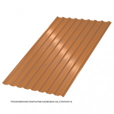 Профлист МЕТАЛЛ ПРОФИЛЬ МП-20x1100-R (AGNETA_Д-20-Copper-0,5)