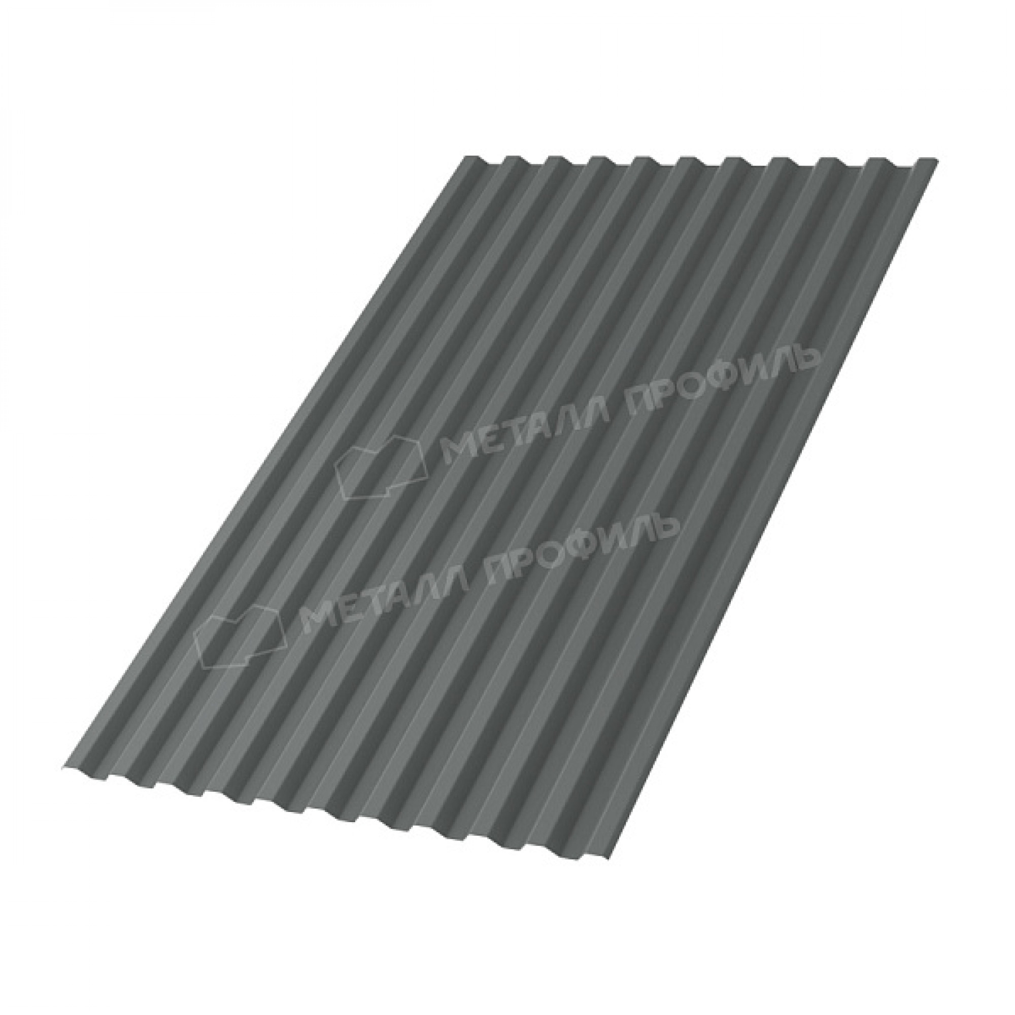 Профлист МЕТАЛЛ ПРОФИЛЬ С-21x1000-A (ПЭ-01-7005-0,45)