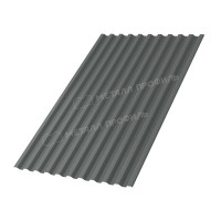 Профлист МЕТАЛЛ ПРОФИЛЬ С-21x1000-A (ПЭ-01-7005-0,45)
