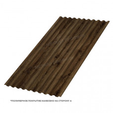 Профлист МЕТАЛЛ ПРОФИЛЬ С-21х1000-A (ECOSTEEL_T-12-Античный Дуб-0,45)
