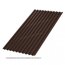Профлист МЕТАЛЛ ПРОФИЛЬ С-21х1000-A (VALORI-20-Brown-0,5)