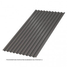 Профлист МЕТАЛЛ ПРОФИЛЬ С-21х1000-A (VALORI-20-DarkBrown-0,5)