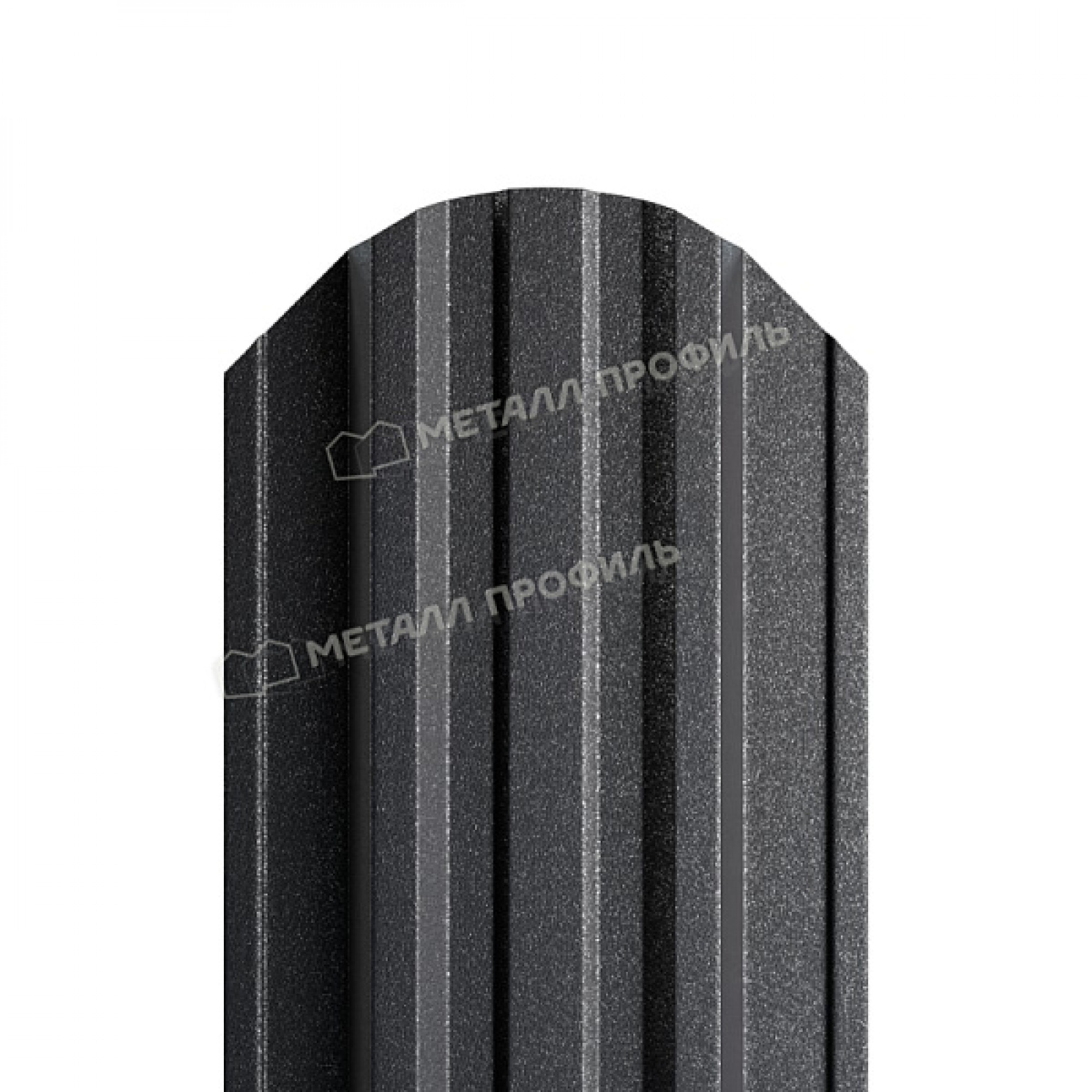 Штакетник металлический МЕТАЛЛ ПРОФИЛЬ TRAPEZE-O 16,5х118 (VikingMP E-20-9005-0.5)
