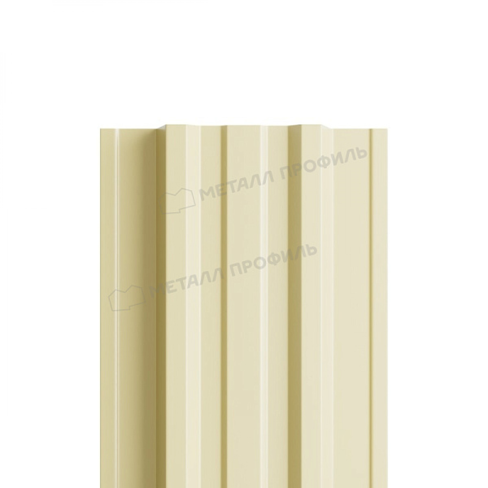Штакетник металлический МЕТАЛЛ ПРОФИЛЬ TRAPEZE-T 16,5х118 NormanMP (ПЭ-01-1015-0.5)
