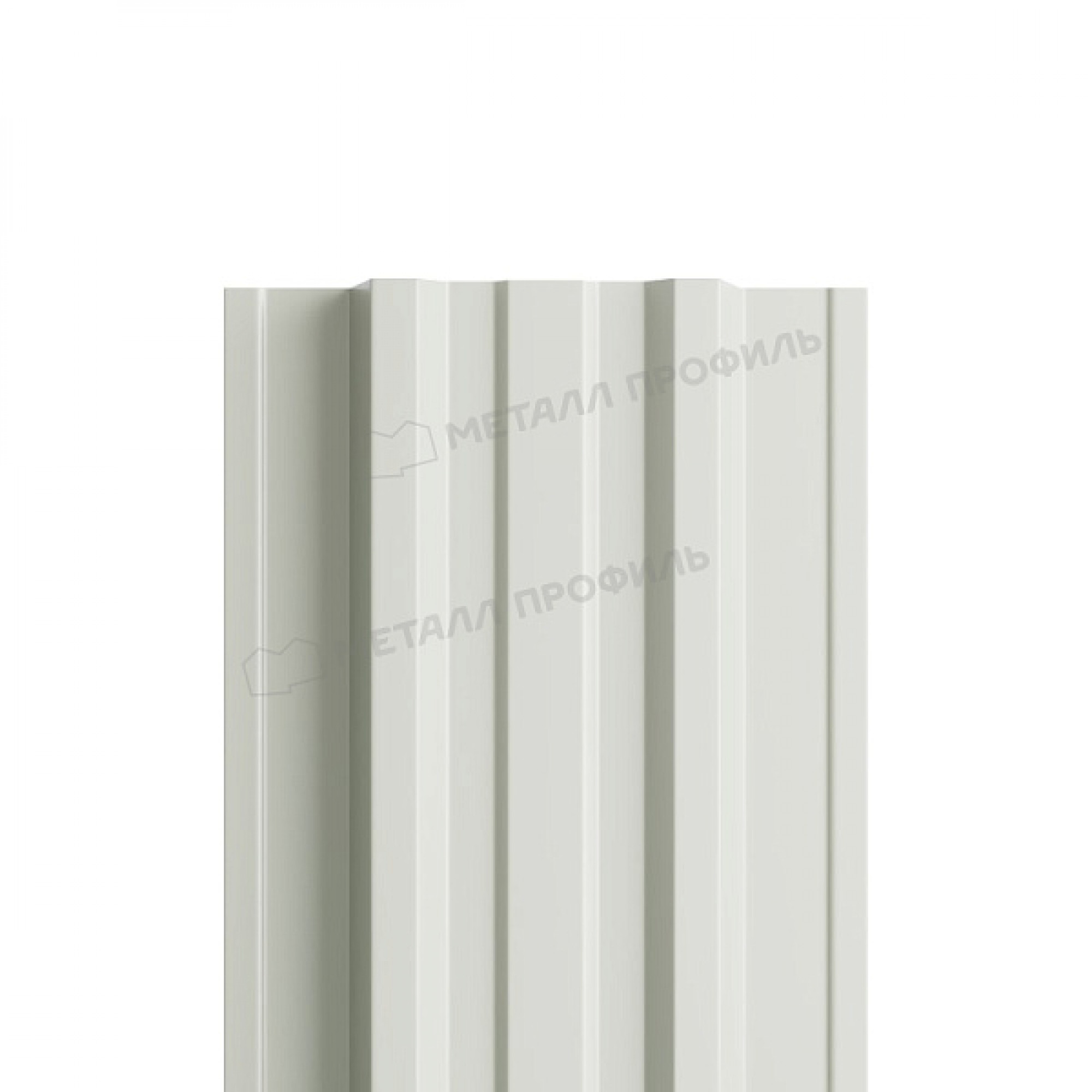 Штакетник металлический МЕТАЛЛ ПРОФИЛЬ TRAPEZE-T 16,5х118 NormanMP (ПЭ-01-9003-0.5)