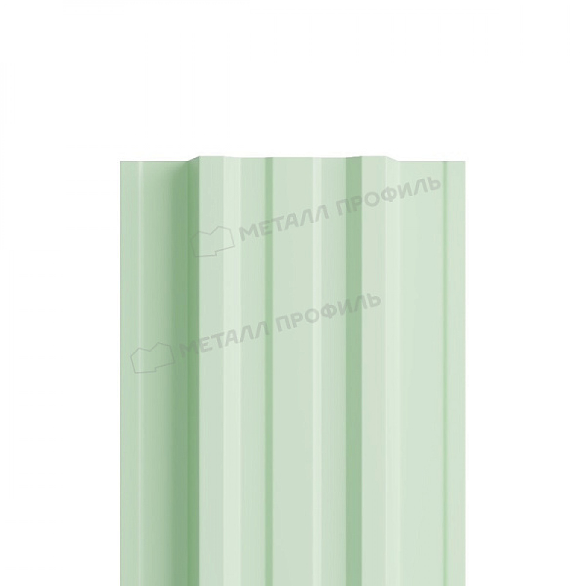 Штакетник металлический МЕТАЛЛ ПРОФИЛЬ TRAPEZE-T 16,5х118 NormanMP (ПЭ-01-6019-0.5)