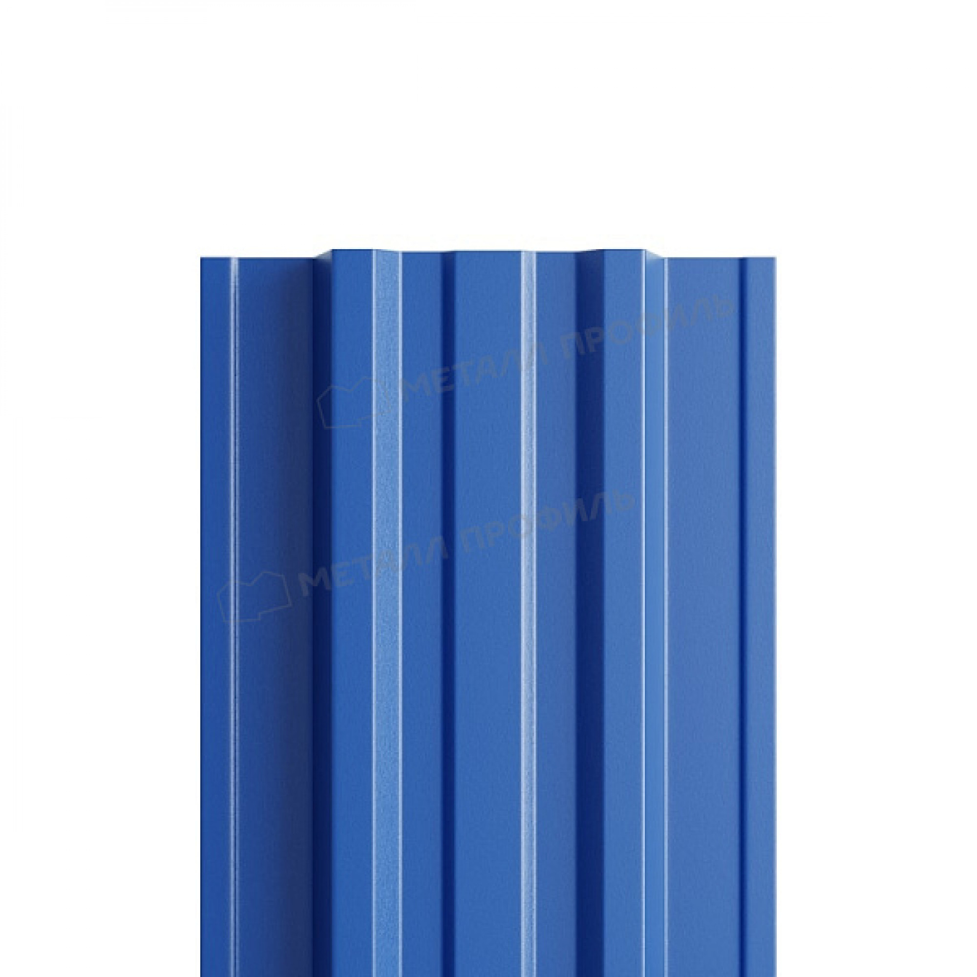 Штакетник металлический МЕТАЛЛ ПРОФИЛЬ TRAPEZE-T 16,5х118 (PURMAN-20-5005-0.5)