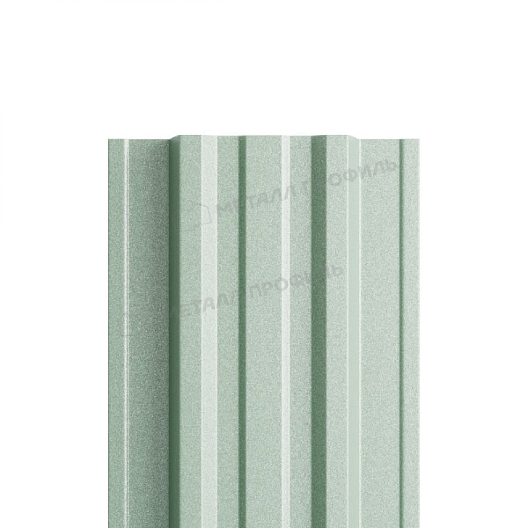 Штакетник металлический МЕТАЛЛ ПРОФИЛЬ TRAPEZE-T 16,5х118 (PURMAN-20-Tourmalin-0.5)