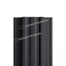Штакетник металлический МЕТАЛЛ ПРОФИЛЬ TRAPEZE-T 16,5х118 (VALORI-20-DarkGrey-0.5)