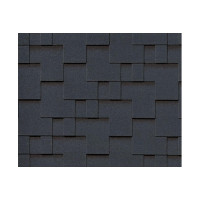 RoofShield черепица Премиум Модерн (3м2) Бархатно-черный