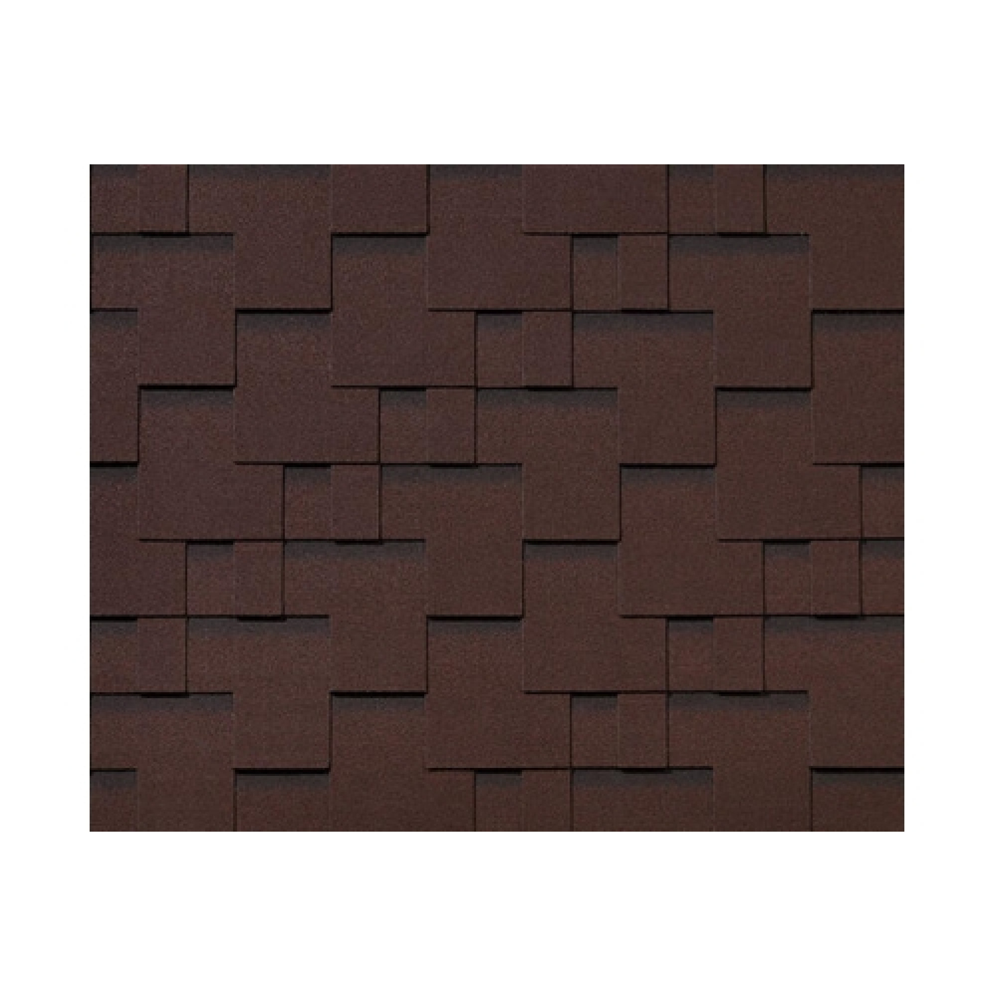 RoofShield черепица Премиум Модерн (3м2) Каштан