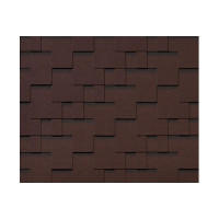 RoofShield черепица Премиум Модерн (3м2) Каштан