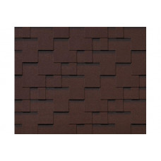 RoofShield черепица Премиум Модерн (3м2) Каштан