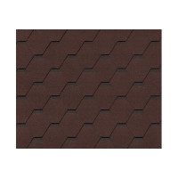 RoofShield черепица Классик Стандарт (3м2) Коричневый с оттенением