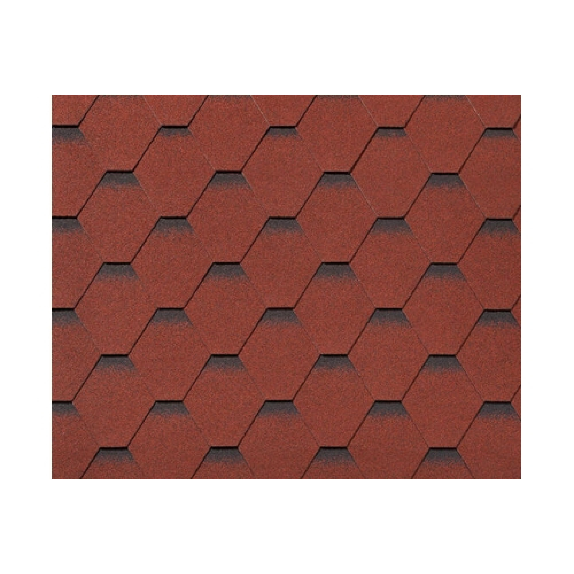 RoofShield черепица Классик Стандарт (3м2) Красный с оттенением